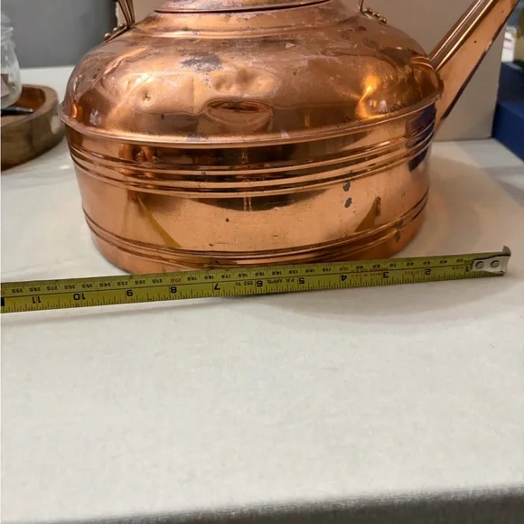 Vintage Revere Copper Tea Kettle with Black Handle - Picture 13 of 16